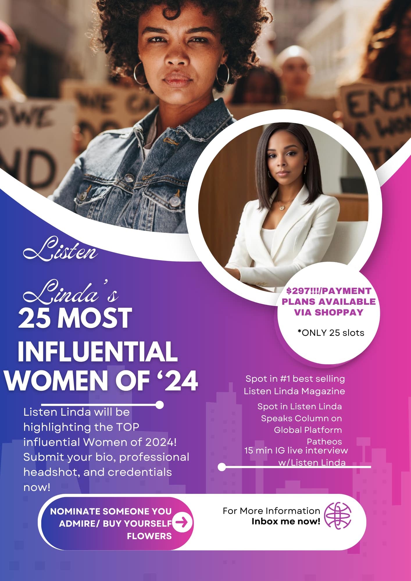 Listen Linda Top 25 Most Influential Women of ‘24